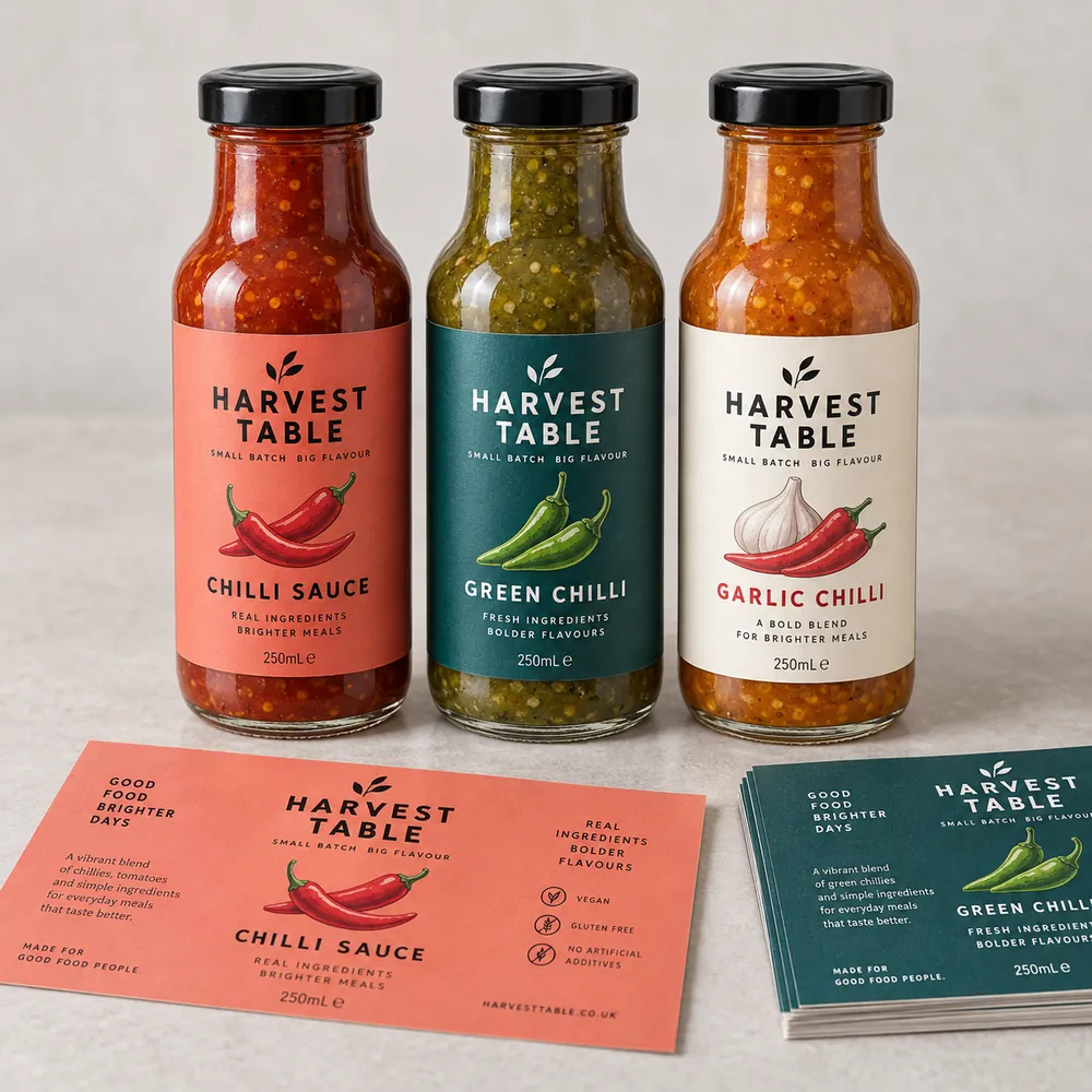 Product Sticker Design: Bring it together