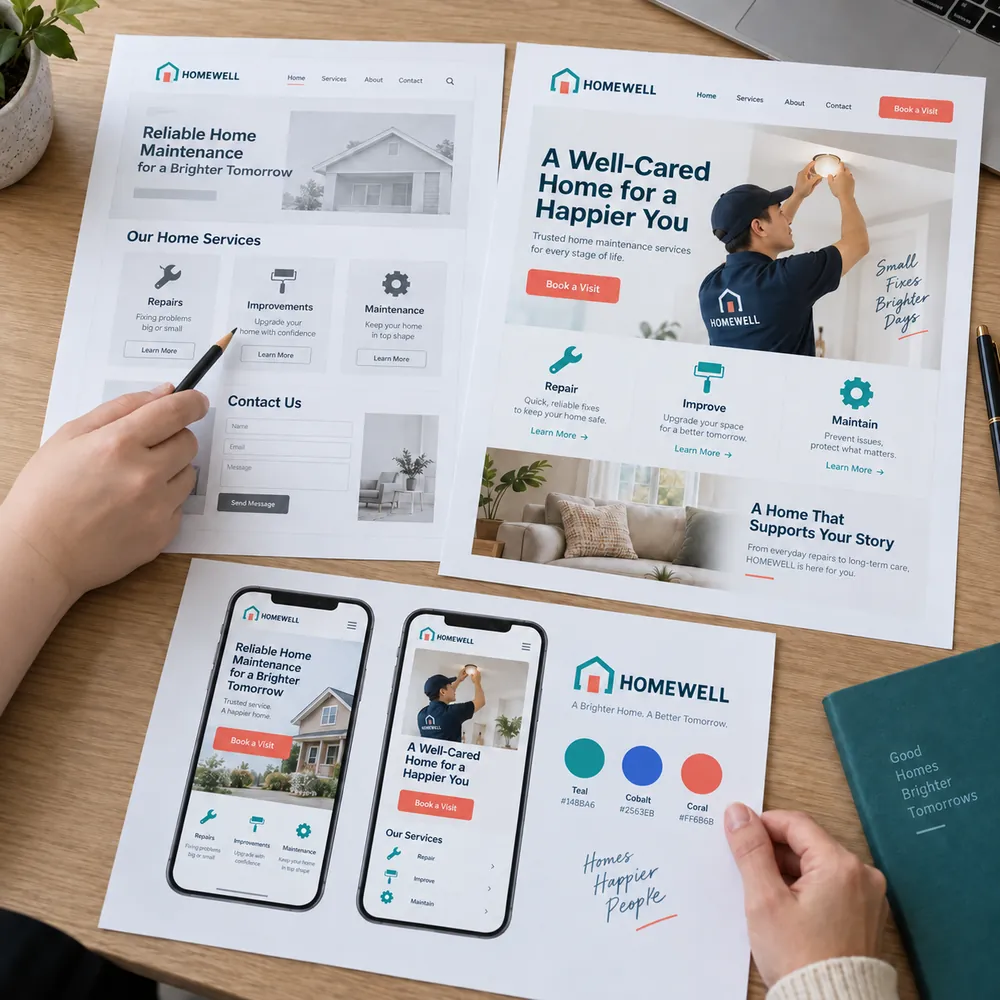 Website Design: Explore the direction